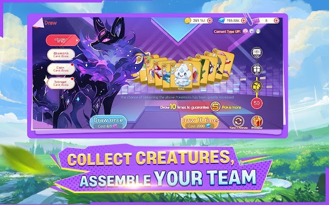 Thu thập các quái thú và thành lập đội mạnh mẽ trong game Trainer Trials Saga