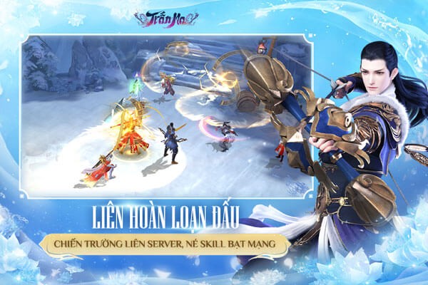 Tham chiến liên server là nơi các anh hùng từ khắp mọi miền hội tụ