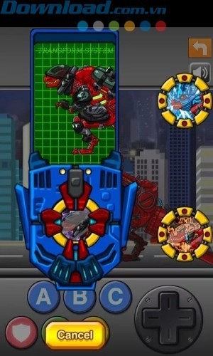 Hệ thống giúp biến hình robot