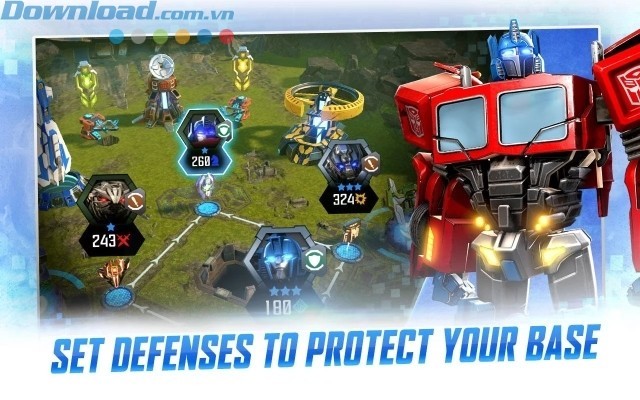 Thiết lập hệ thống phòng thủ để bảo vệ căn cứ