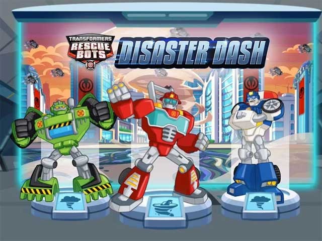 Transformers Rescue Bots: Disaster Dash là game hành động thú vị dành cho bé