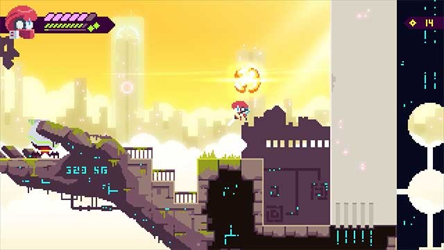 Nhân vật chính Sylvie có thể biến hình thành máy bay và xe máy