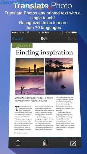 Dịch bất kỳ văn bản in nào