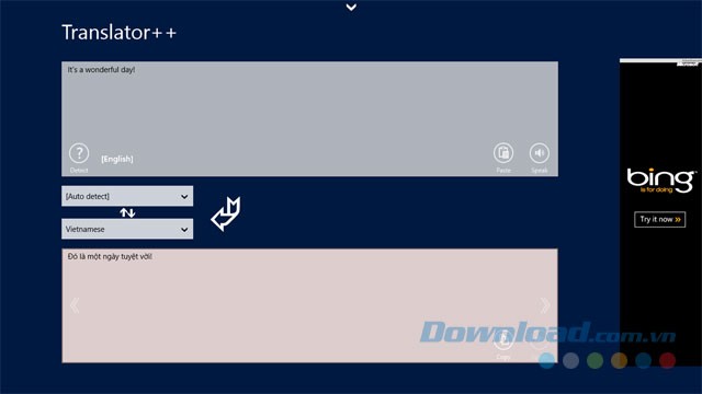 Giao diện Translator++
