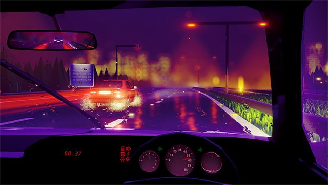 Transmission là trò chơi mô phỏng giao hàng xuyên đêm bối cảnh năm 1986