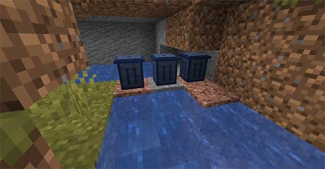 Thùng rác có thể làm mất hiệu lực các item, chất lỏng và năng lượng không dùng đến