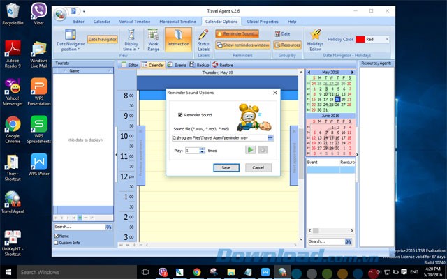 Công cụ nhắc nhở
