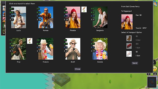 Tạo ra chuyến du lịch tuyệt vời cho khách hàng trong game Travel Fan