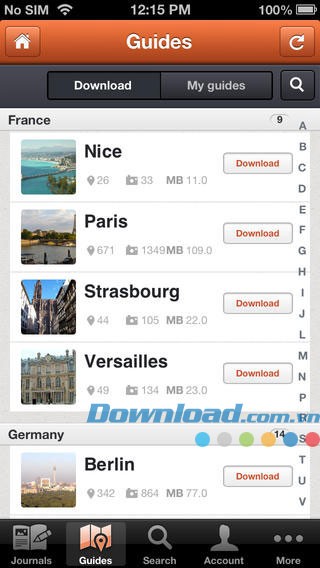 Travel Guide & Journal for iOS