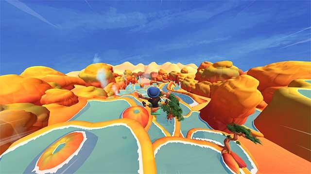 Đua một mình hoặc trong nhiều người chơi trực tuyến (tối đa 16 người chơi)