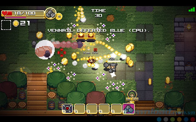 Thu thập tiền vàng