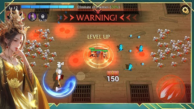 Tham gia vào các trận chiến chặt chém thót tim trong game Treasure Hunter