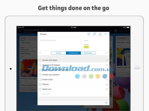 Theo dõi tiến độ công việc