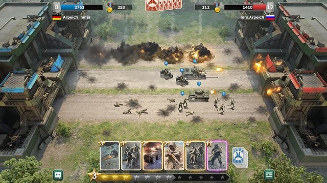 Game chiến thuật chiến tranh hấp dẫn cho di động Trench Assault