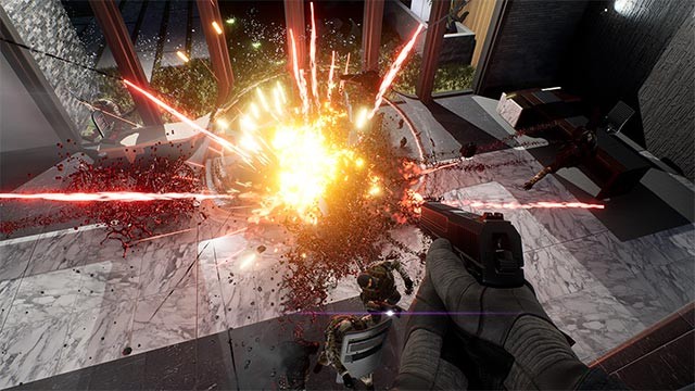 Mãn nhãn với hiệu ứng cháy nổ, máu me trong game Trepang2