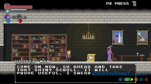 Tiếp nhận thông tin hữu ích trong game phiêu lưu Trials of Azra