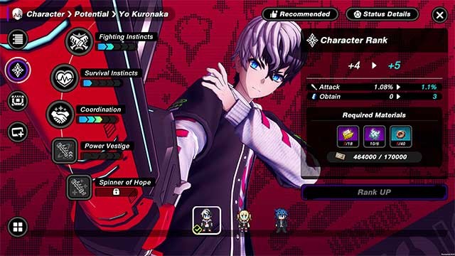 Mỗi nhân vật đều có những đặc điểm, sức mạnh và kỹ năng riêng