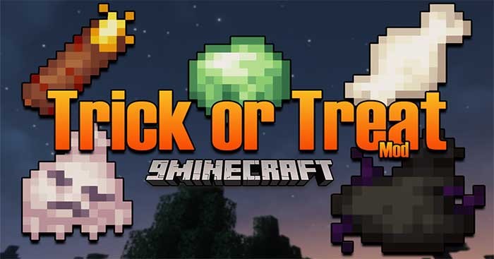 Trick or Treat 1.17.1 là một bản Mod được tạo ra để chào mừng lễ Halloween