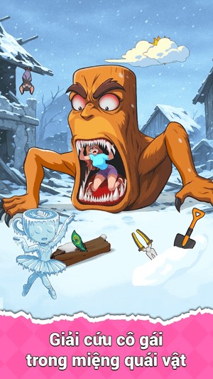 Giải cứu cô gái trong miệng cô gái