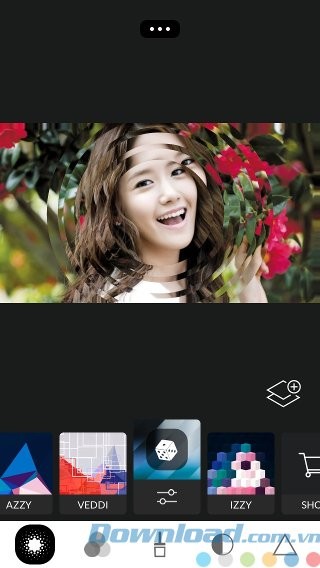 Hiệu ứng họa tiết lạ mắt