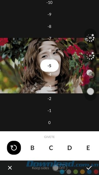 Điều chỉnh thông số