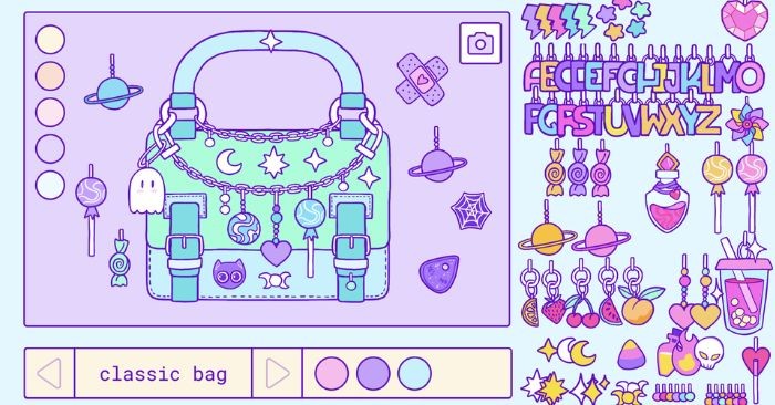 Chọn chiếc túi bất kỳ và trang trí charm để thể hiện cá tính riêng