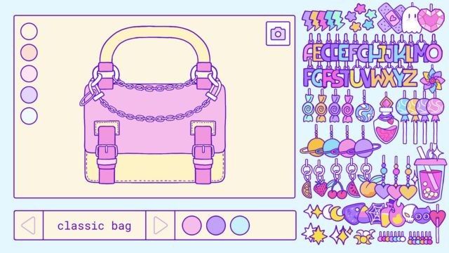 Game Trinket Bag Maker sở hữu màu sắc bắt mắt, phù hợp với trẻ em và bạn gái