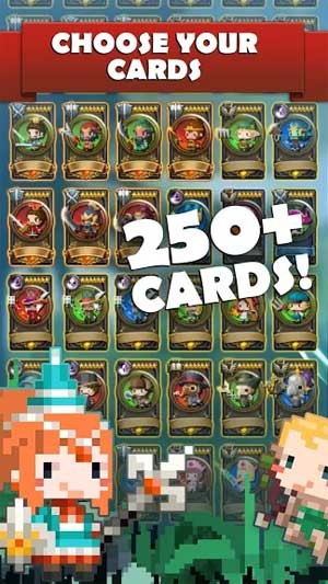 Lựa chọn đội quân yêu thích từ kho thẻ bài phong phú của Triple Fantasy