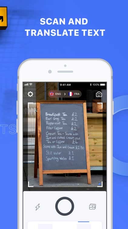 Triplens ngay lập tức quét và dịch ảnh, text sang ngôn ngữ bạn muốn