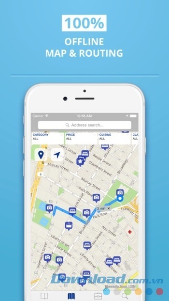 Bản đồ thế giới offline Tripwolf