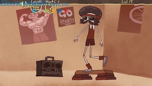 thực hiện các hành động không ai ngờ tới và kết quả cùng vô lý không kém