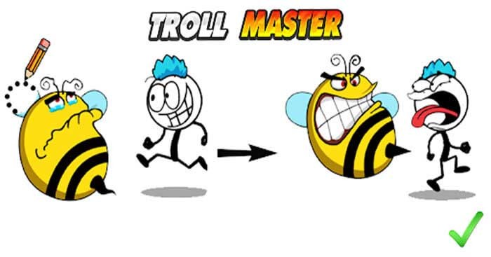 Troll Master là game vẽ hình giải đố vui nhộn và sáng tạo
