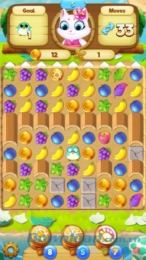 Một cấp độ của Tropicats cho Android