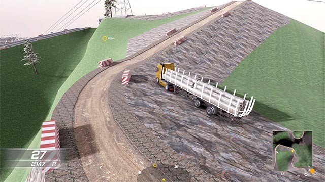 Lái xe tải trên nhiều địa hình và bản đồ khác nhau trong Truck Simulator in City game