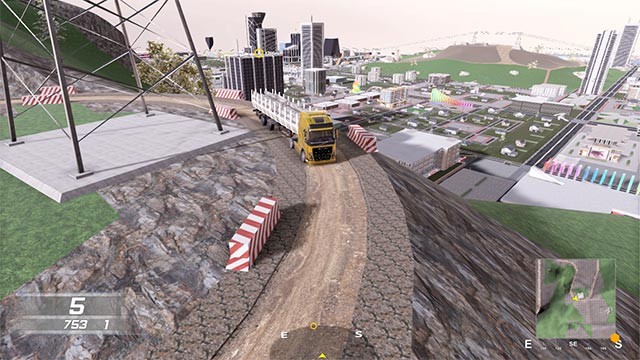 Vượt qua rất nhiều thử thách khi lái xe tải, vận chuyển hàng hóa và đỗ xe an toàn trong khi chơi Truck Simulator in City