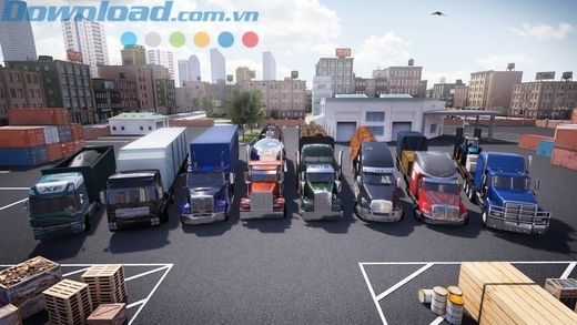 Nhiều loại xe và hàng hóa để người chơi trải nghiệm