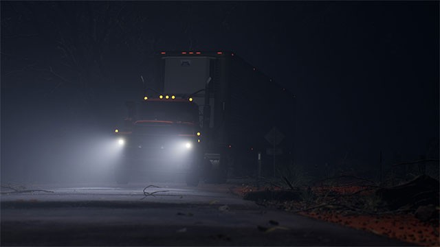 Lái xe Train Road trong điều kiện thời tiết sinh động và chu kỳ ngày đêm