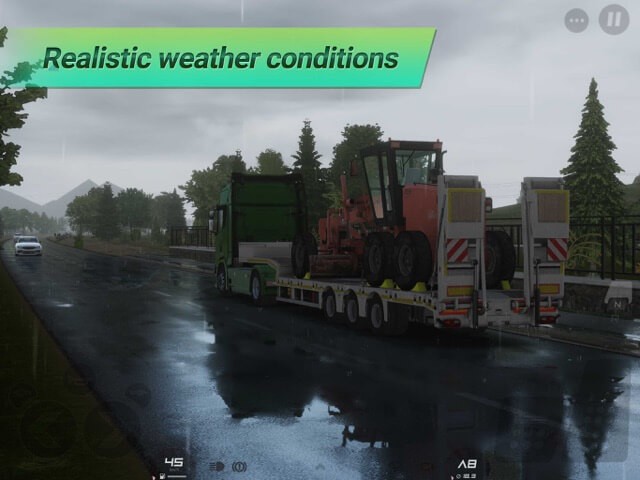 Các điều kiện thời tiết đa dạng cho bạn cảm nhận mình là một tài xế thực thụ