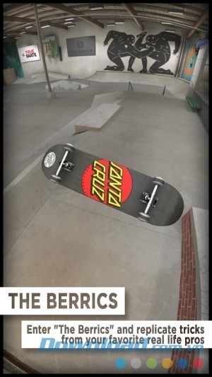 True Skate cho Android có hệ thống ván trượt đa dạng