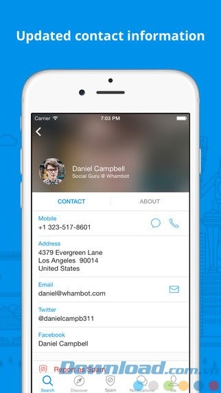 Cập nhật danh bạ