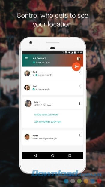 Kiểm soát xem ai có thể biết được vị trí của bạn