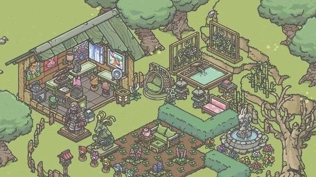 Tương tác với thế giới game Tsuki's Odyssey với rất nhiều nhân vật, vật phẩm, địa điểm...