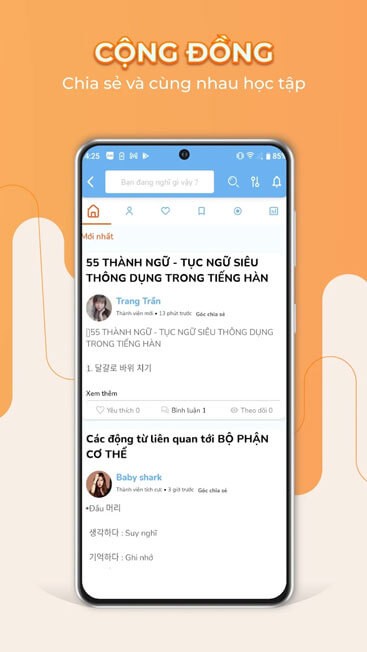 Cộng đồng học Tiếng Hàn