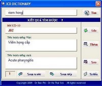 Từ điển ICD | Tra cứu mã bệnh chuẩn quốc tế