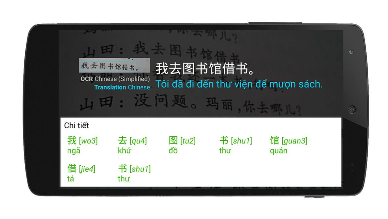 App hỗ trợ dịch từ ngữ, đoạn văn từ tiếng Trung sang Việt và ngược lại