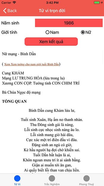 Tử vi trọn đời
