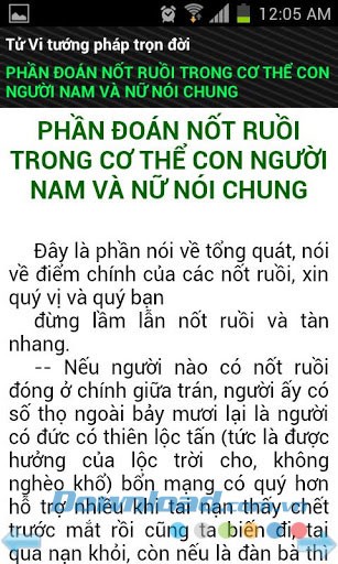 Tử vi Tướng pháp trọn đời for Android