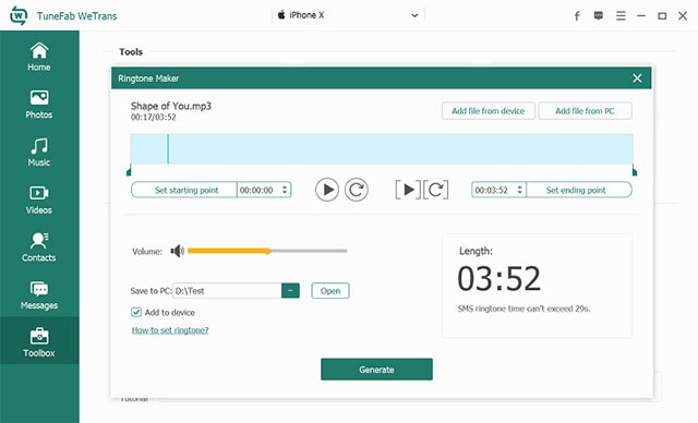 TuneFab WeTrans hỗ trợ tạo nhạc chuông, chuyển đổi ảnh HEIC...