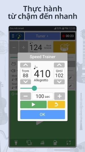 Điều chỉnh tốc độ thực hành phù hợp với bạn