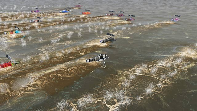 Khám phá hệ thống thuyền máy, thủy phi cơ đa dạng trong gameTunnel Boat Terror